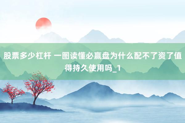 股票多少杠杆 一图读懂必赢盘为什么配不了资了值得持久使用吗_1